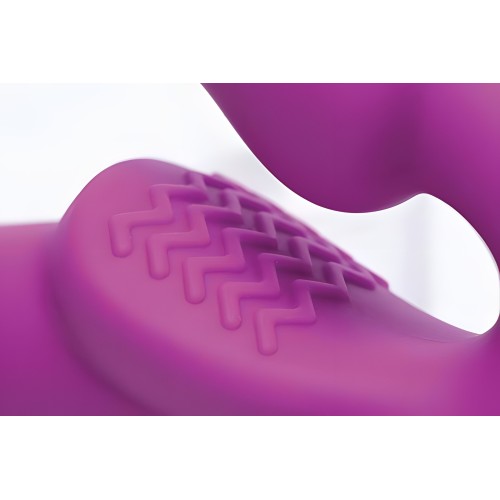 Strap U Dildo Vibrador Sin Arnés - Placer Dual