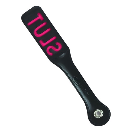 12" Leather Slut Paddle - High-Quality