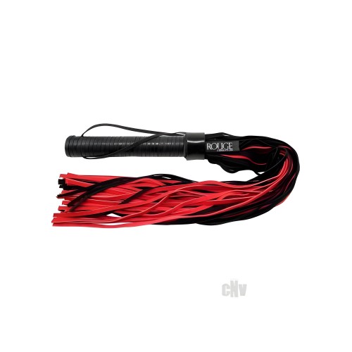 Rouge Suede Flogger for Sensory Exploration
