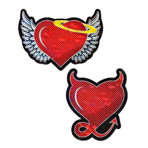 Pastease Devil Heart Red Glitter Hearts