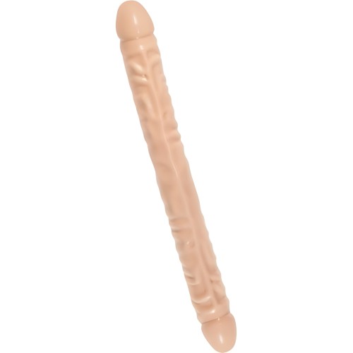 Dildo de doble cabezal veined de 18 pulgadas