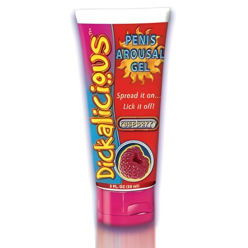Gel Acelerador de Placer Dickalicious 2oz Sabor Frambuesa