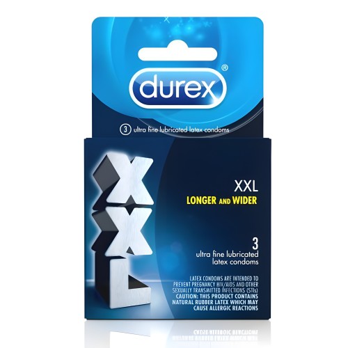 Condones Durex XXL - Extra grandes para comodidad