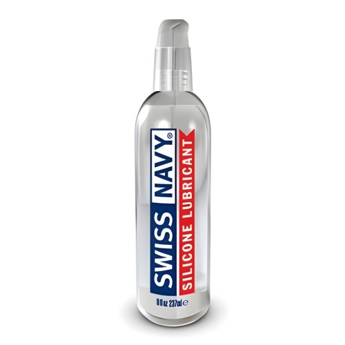 Swiss Navy 8oz Silicone Lube - Enhance Pleasure