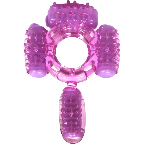 Super Quad Vibrating Cock Ring