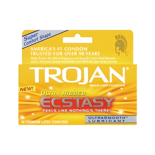 Condones Trojan Ecstasy - Máximo Placer