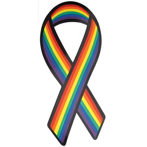 Gaysentials Pride Ribbon Magnet - Show Your Support