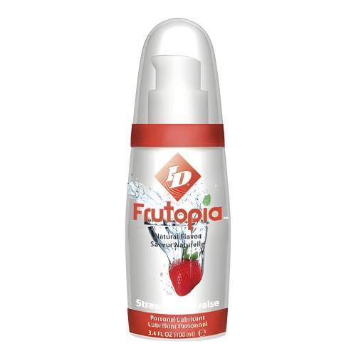 Lubricante con Sabor a Fresa Id Frutopia 3.4 Fl Oz