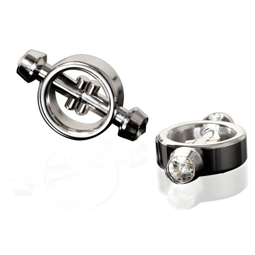 Pinzas Magnéticas para Pezones Metal Worx - Estimulación Artística