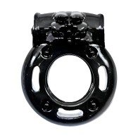 The Macho Stallions Vibrating Cock Ring - Black
