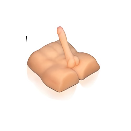 X5 Men Rough Rider Flexible Penis Anal Entry Beige