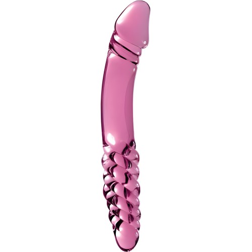 Dildo Doble de Vidrio Icicles No 57 Rosa