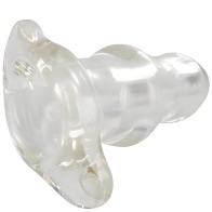 Double Tunnel Plug X-Large Clear