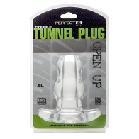 Double Tunnel Plug X-Large Clear