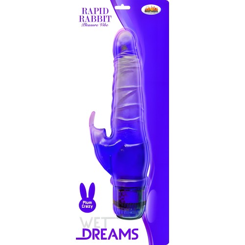Rapid Rabbit Purple Vibrator - Variable-Speed