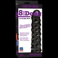 Vac-U-Lock 8 inches Dong Raging Hard-Ons Black