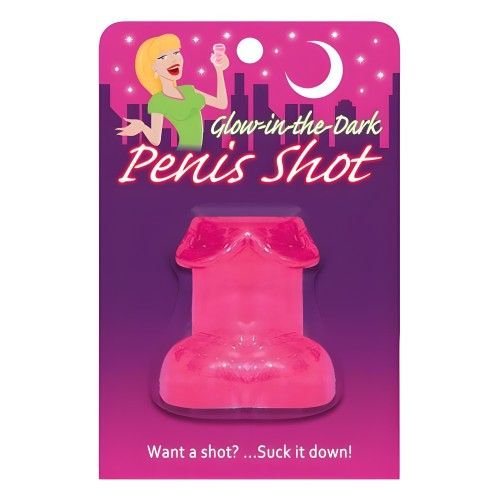 Glow In The Dark Penis Shot Glass - Fun Party Accessory