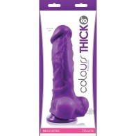 Dildo Thick Colours Pleasures para Experiencias Satisfactorias