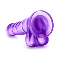 Dong Sweet N Hard 4 con Ventosa y Bolas Púrpura