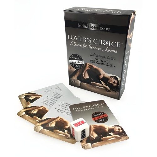 Behind Closed Doors Lover's Choice Game for Couples