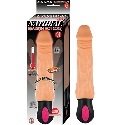 Natural Realskin Hot Cock #3 para Placer Inmersivo