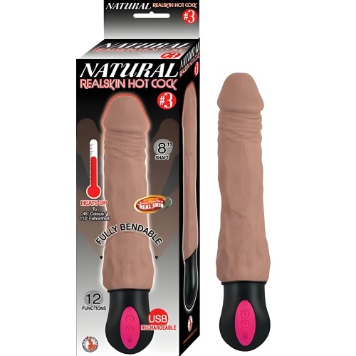 Natural Realskin Hot Cock #3 Totalmente Flexible