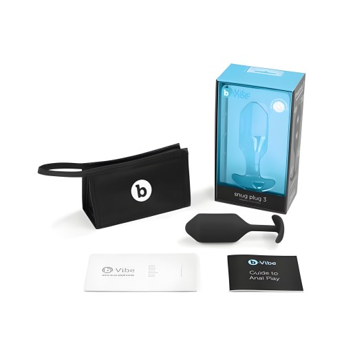 B-Vibe Snug Plug 3 - Placer Discreto