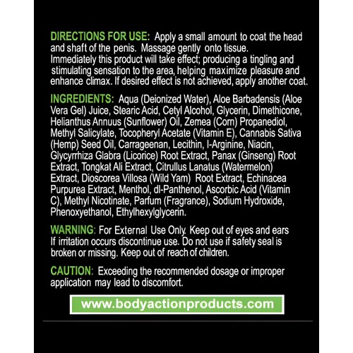 Hempleasure Arousal Cream for Men