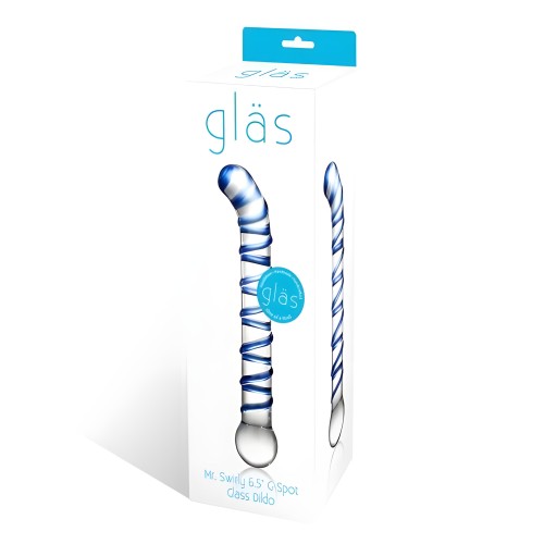 Mr. Swirl Glass Dildo - Luxurious Pleasure