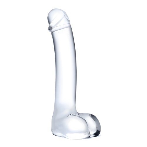 7" Realistic Curved Glass G-Spot Dildo