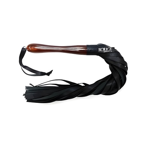 Sensual Wooden Handle Flogger for Play