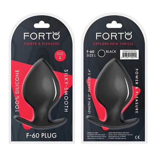 Forto F-60 Plug Anal - Forma de Espadea Grande