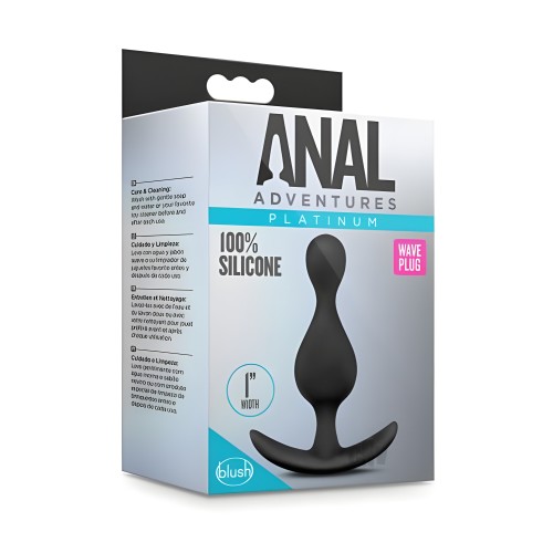 Anal Adventures Platinum Wave Plug