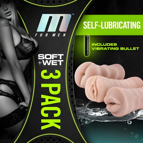 M For Men Vibrating Stroker Kit for Ultimate Pleasure