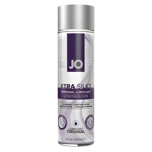 Jo Xtra Silky Silicone 4 oz - Enhance Intimacy