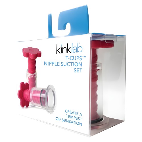 Kinklab T-Cups Juego de Succión para Pezones - Sensación Mejorada