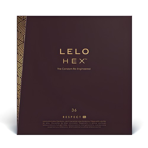 Lelo Hex Respect XL Condoms - Secure Fit