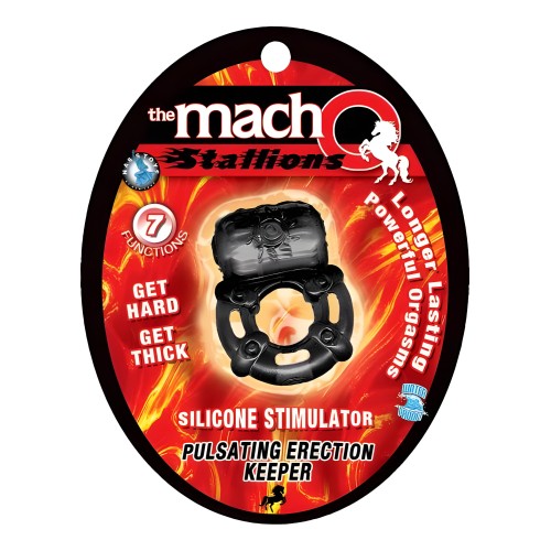 Macho Erection Keeper Pulsante - Placer Vibrante