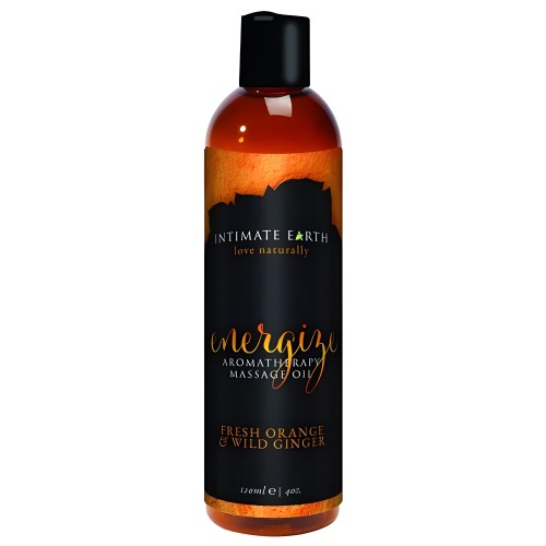 Intimate Earth Energize Massage Oil - Hydrating & Soothing