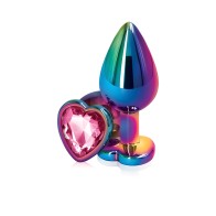 Plug Anal Corazón Multicolor - NS Novelties