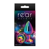 Rear Assets Multicolor Butt Plug - Fun Exploration