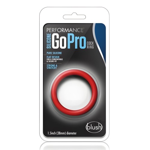 Anillo para el Pene Performance Silicone Go Pro - Rojo
