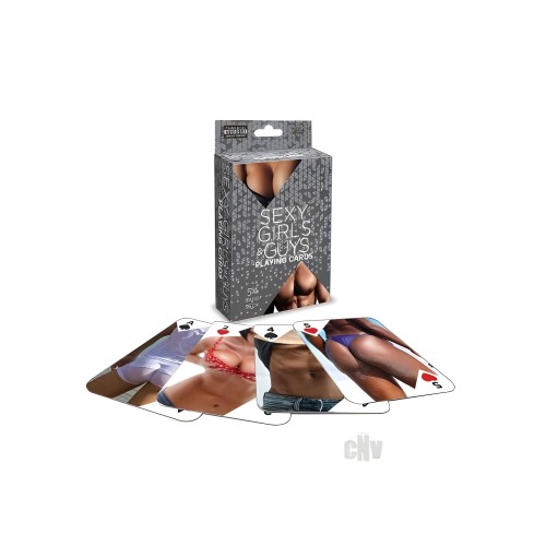 Sexy Girl and Guy Playing Cards - Fun Game Night
