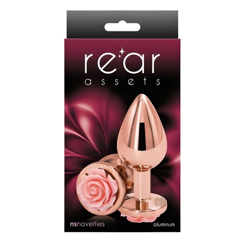 Plug Anal Rear Assets Rose Mediano Rosa