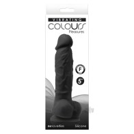 Dildo Vibrante Colours Pleasures - Negro
