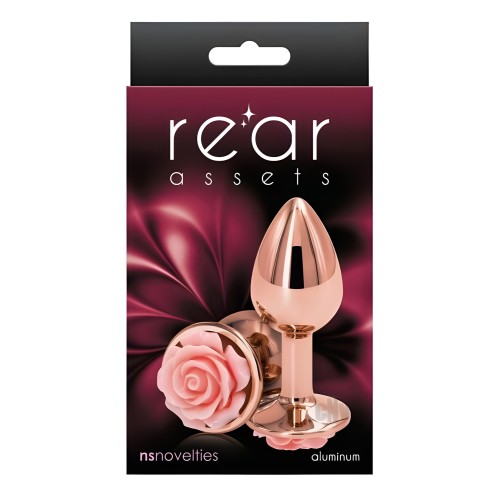 Plug Anal Rose Assets - Pequeño - Rosa - NS Novelties