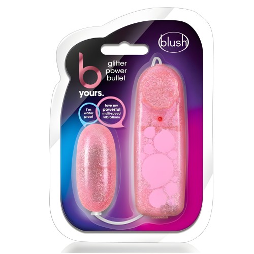 B Yours Glitter Power Bullet - Adjustable Vibrations