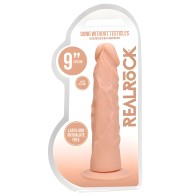Real Rock Realistic Dildo - 9" - Vanilla