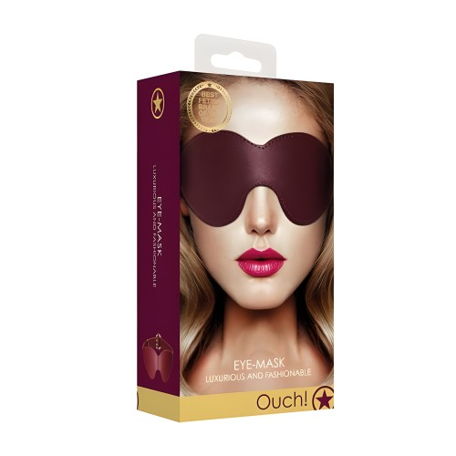Ouch Halo Eyemask Burgundy