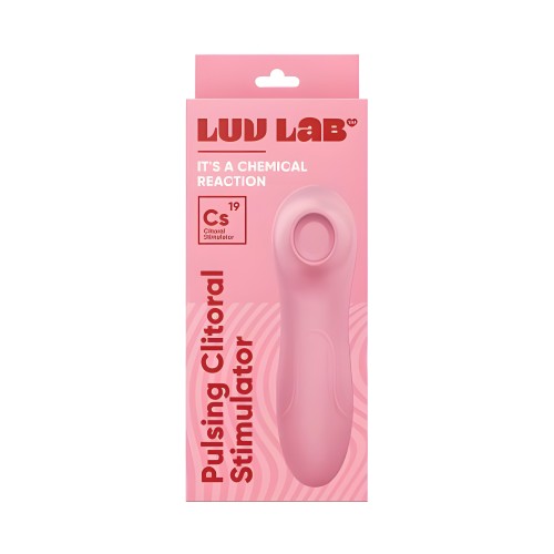 Luv Lab CS19 Pulsing Clit Stimulator Silicone Light Pink